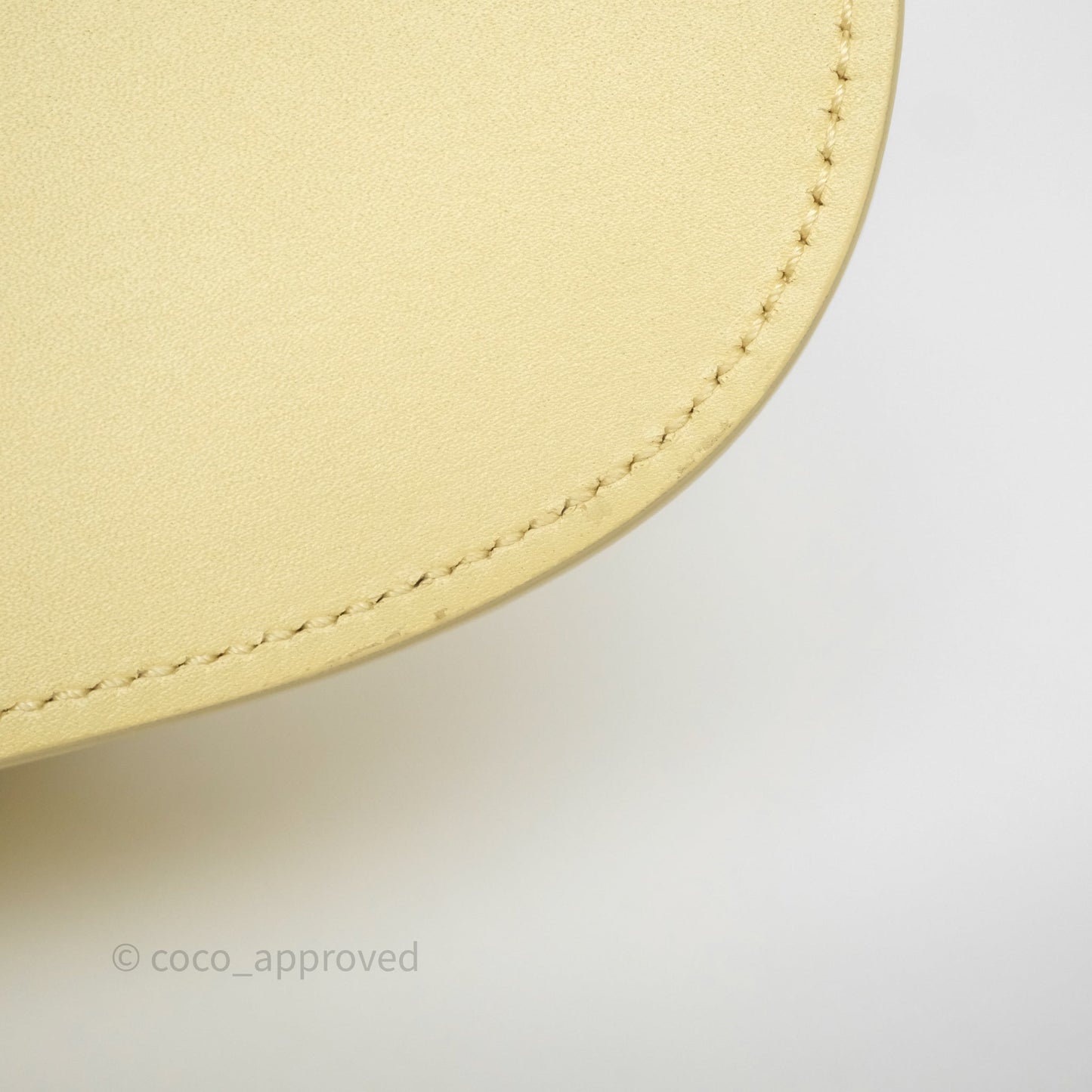 Christian Dior Small Bobby Bag Yellow Calfskin Gold Hardware
