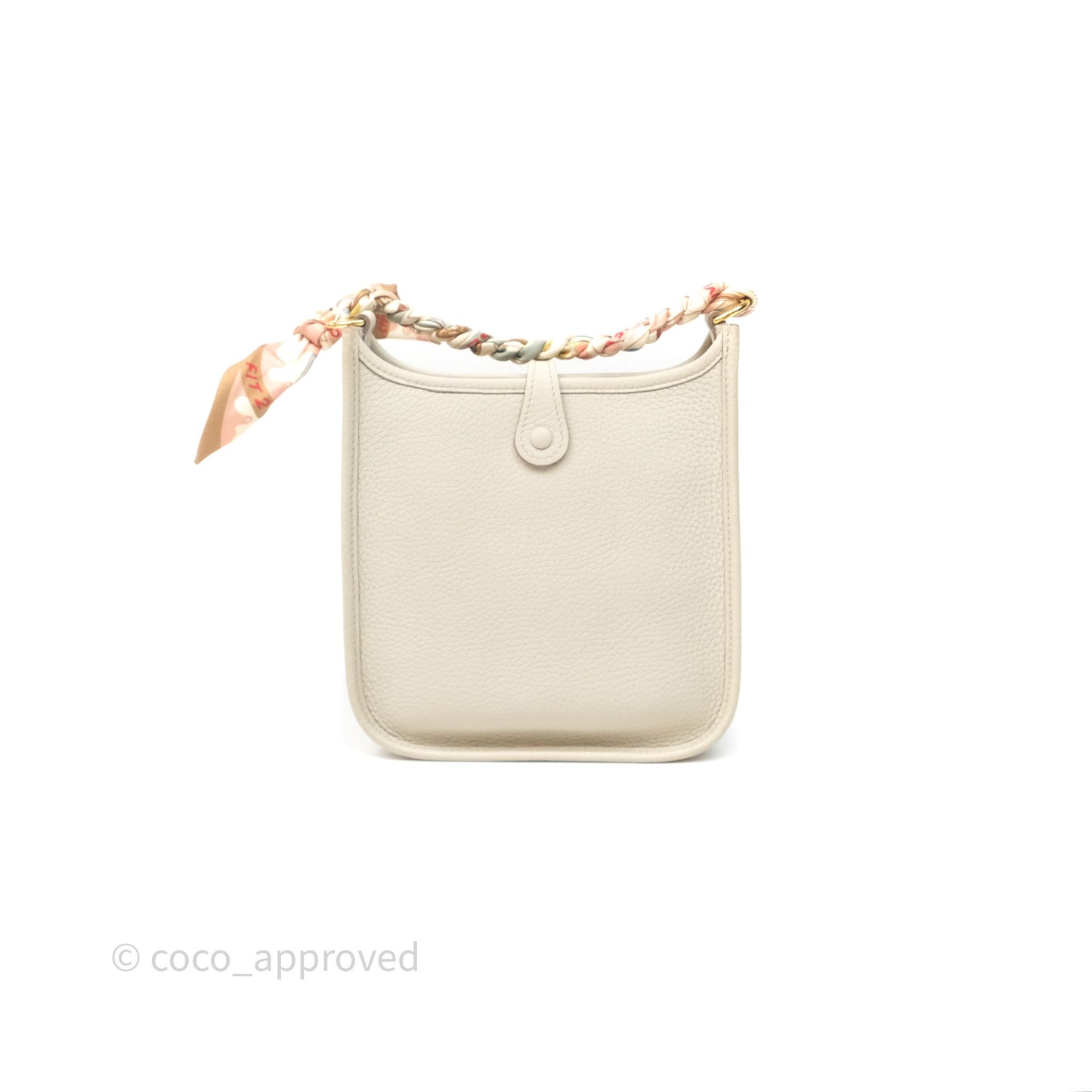 Hermès Mini Evelyne 16 Beton 8L Clemence Gold Hardware