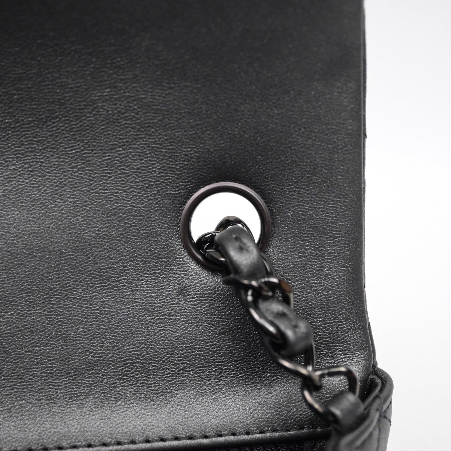Chanel Quilted Mini Rectangular So Black Lambskin
