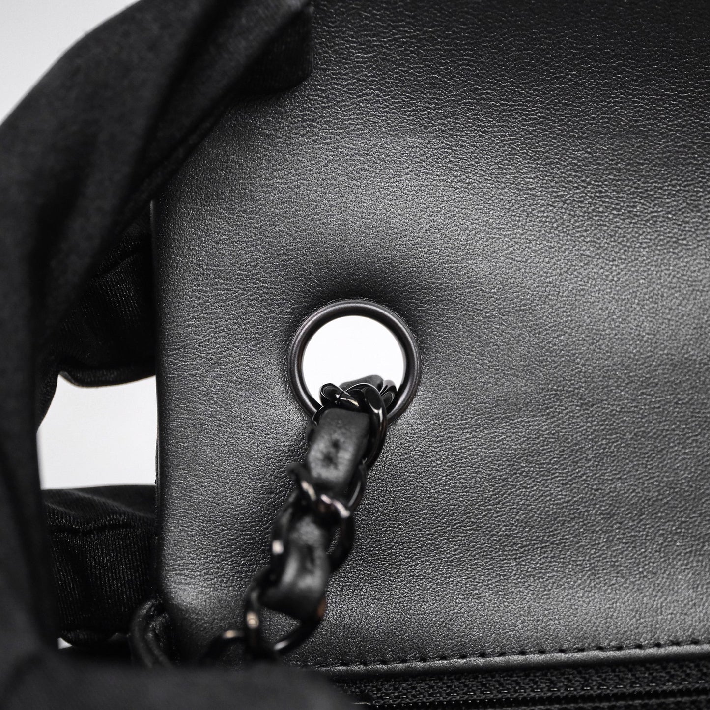 Chanel Quilted Mini Rectangular So Black Lambskin