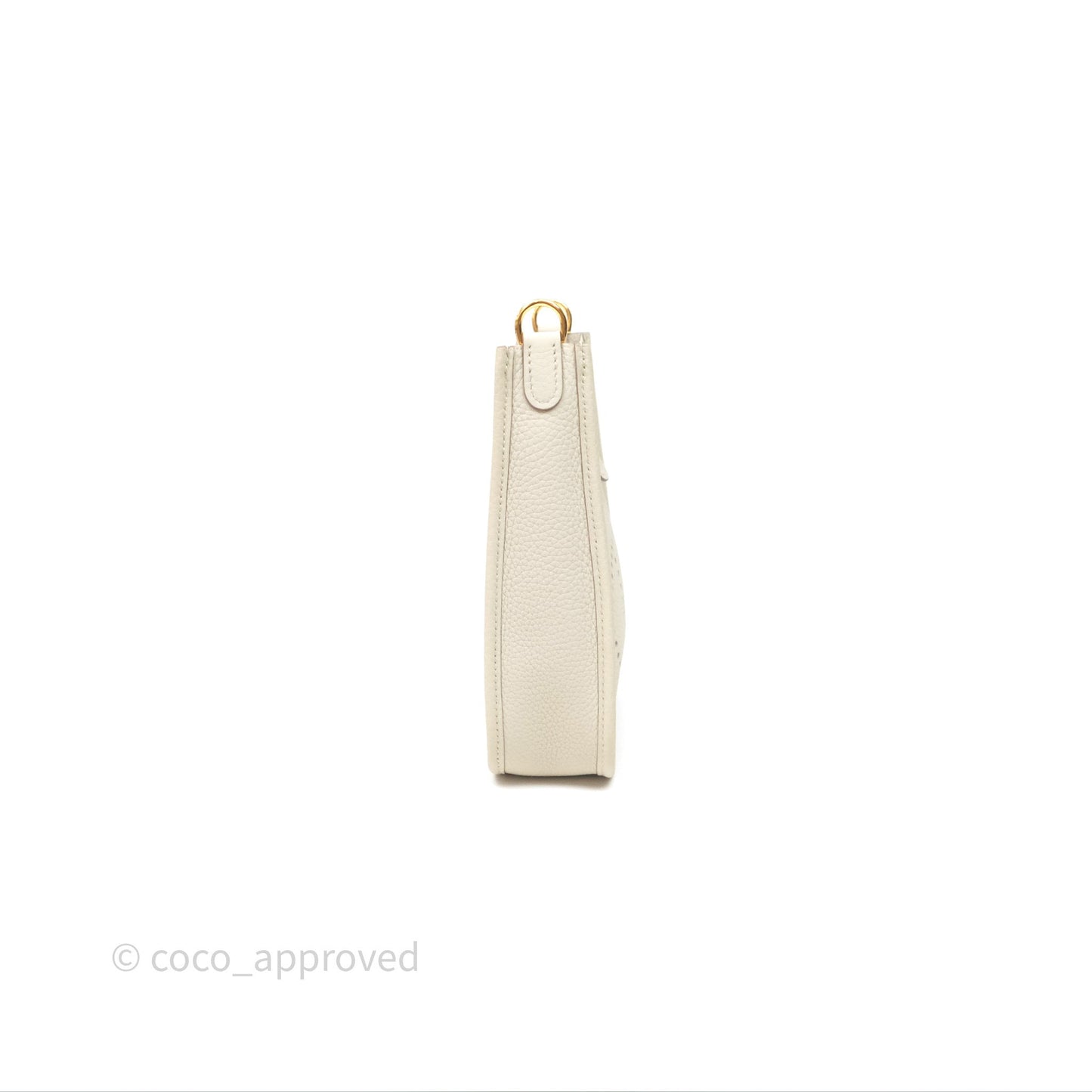 Hermès Mini Evelyne 16 Beton 8L Clemence Gold Hardware