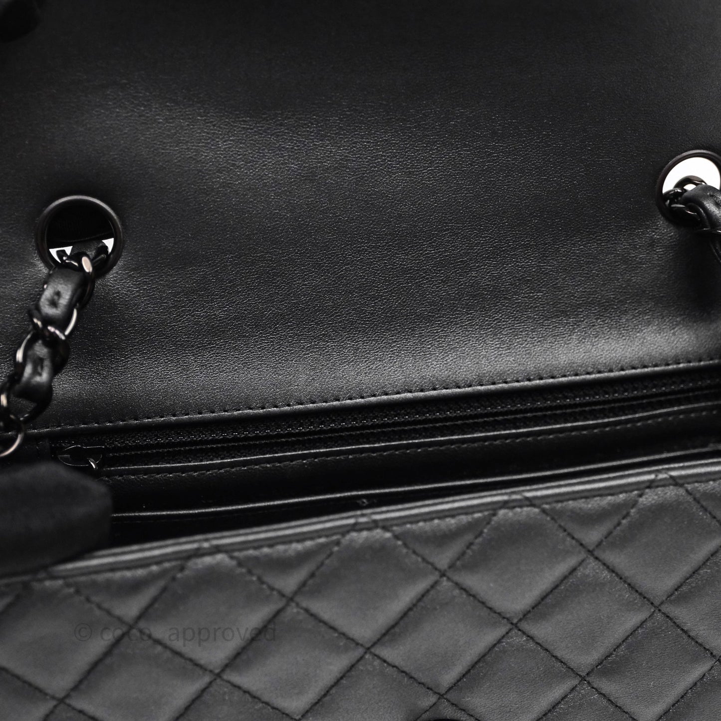 Chanel Quilted Mini Rectangular So Black Lambskin