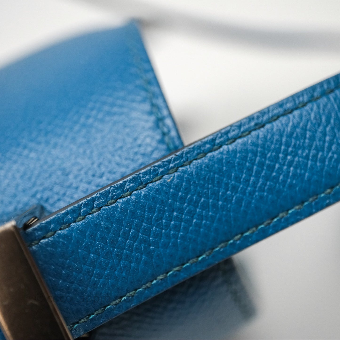 Hermès Constance 24 Bleu Epsom Palladium Hardware
