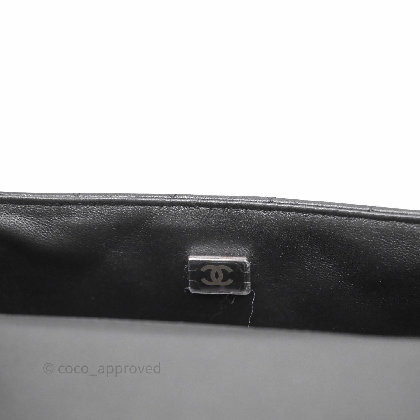 Chanel Quilted Mini Rectangular So Black Lambskin