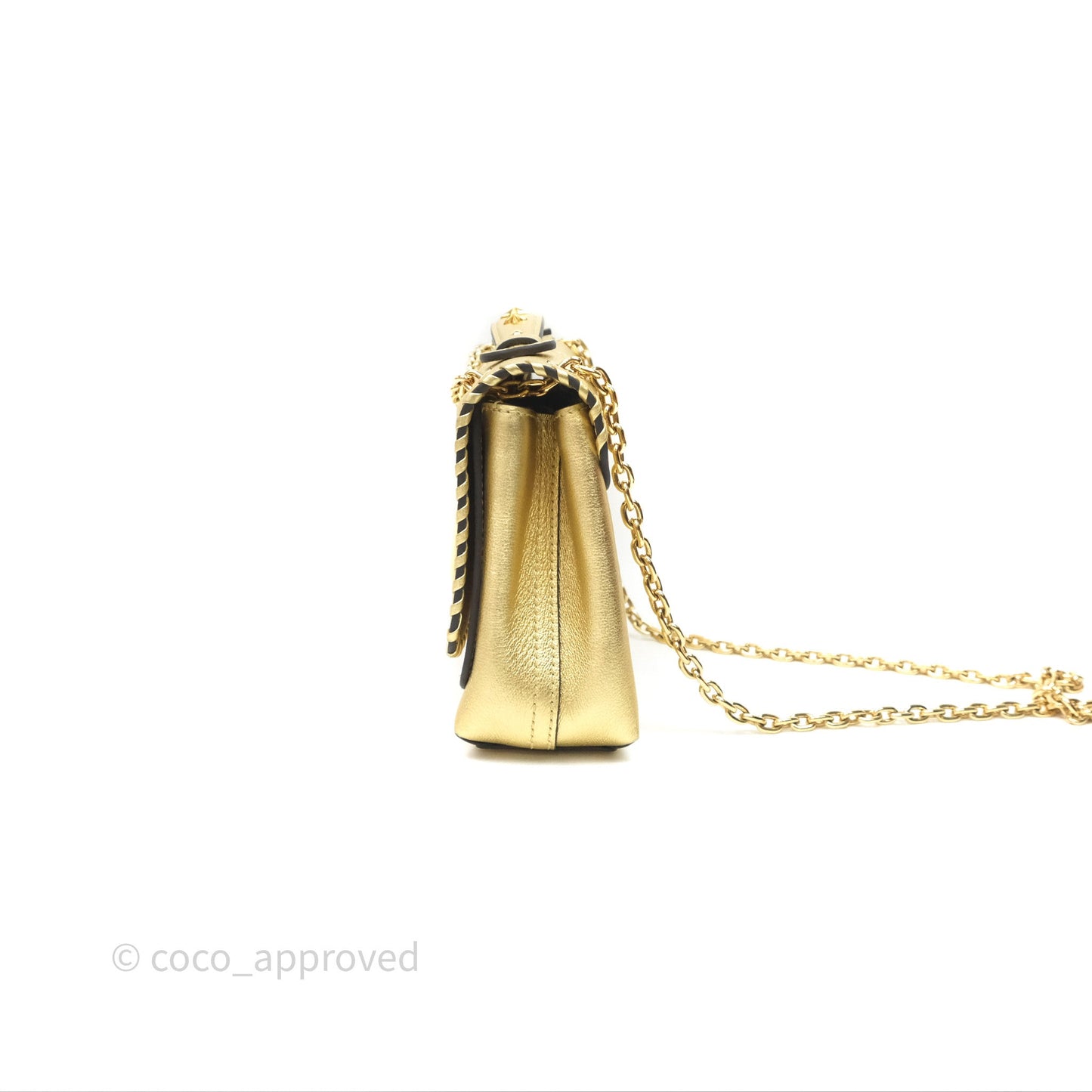 Louis Vuitton Very Chain Gold Bag Gold Hardware