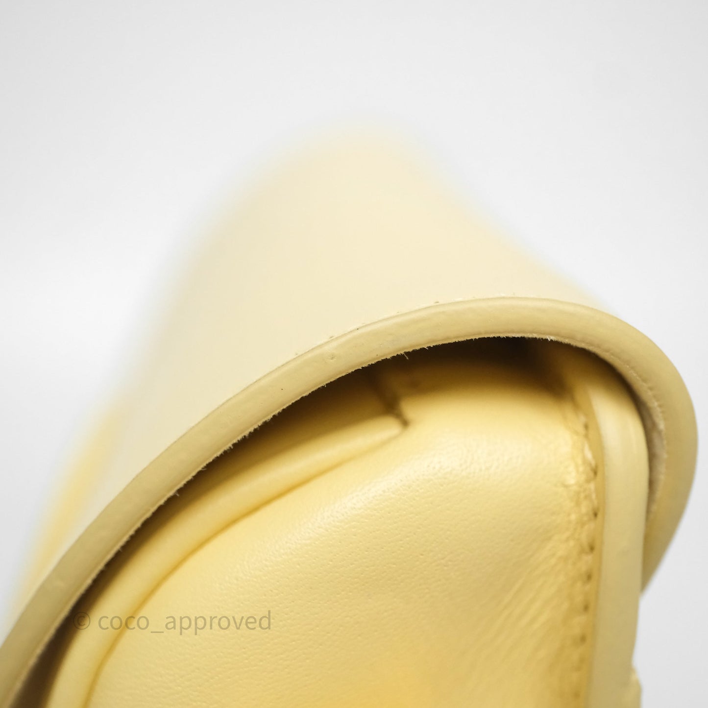 Christian Dior Small Bobby Bag Yellow Calfskin Gold Hardware
