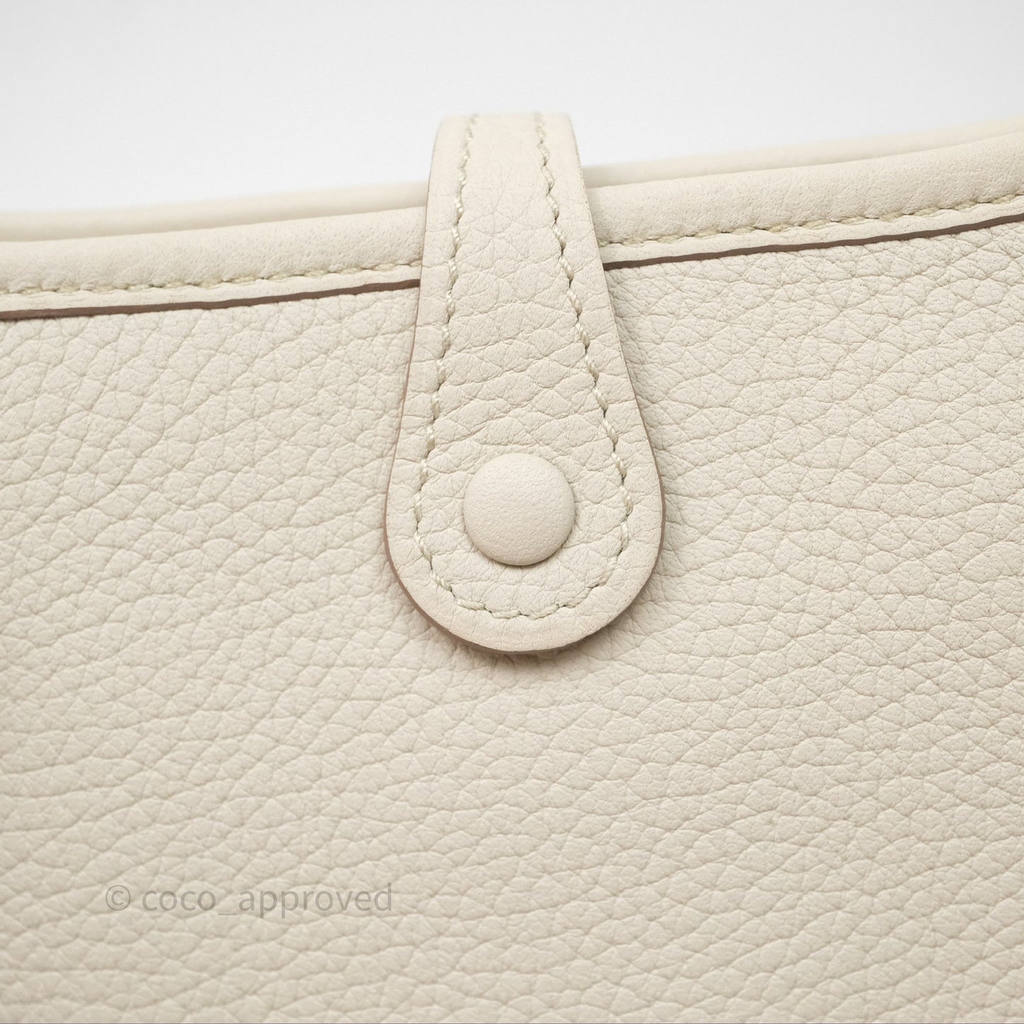 Hermès Mini Evelyne 16 Beton 8L Clemence Gold Hardware