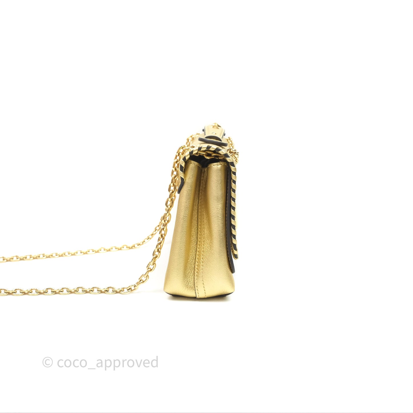 Louis Vuitton Very Chain Gold Bag Gold Hardware