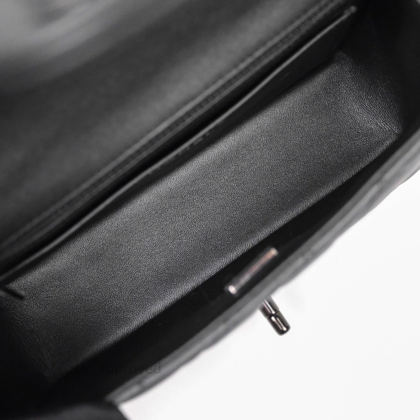 Chanel Quilted Mini Rectangular So Black Lambskin