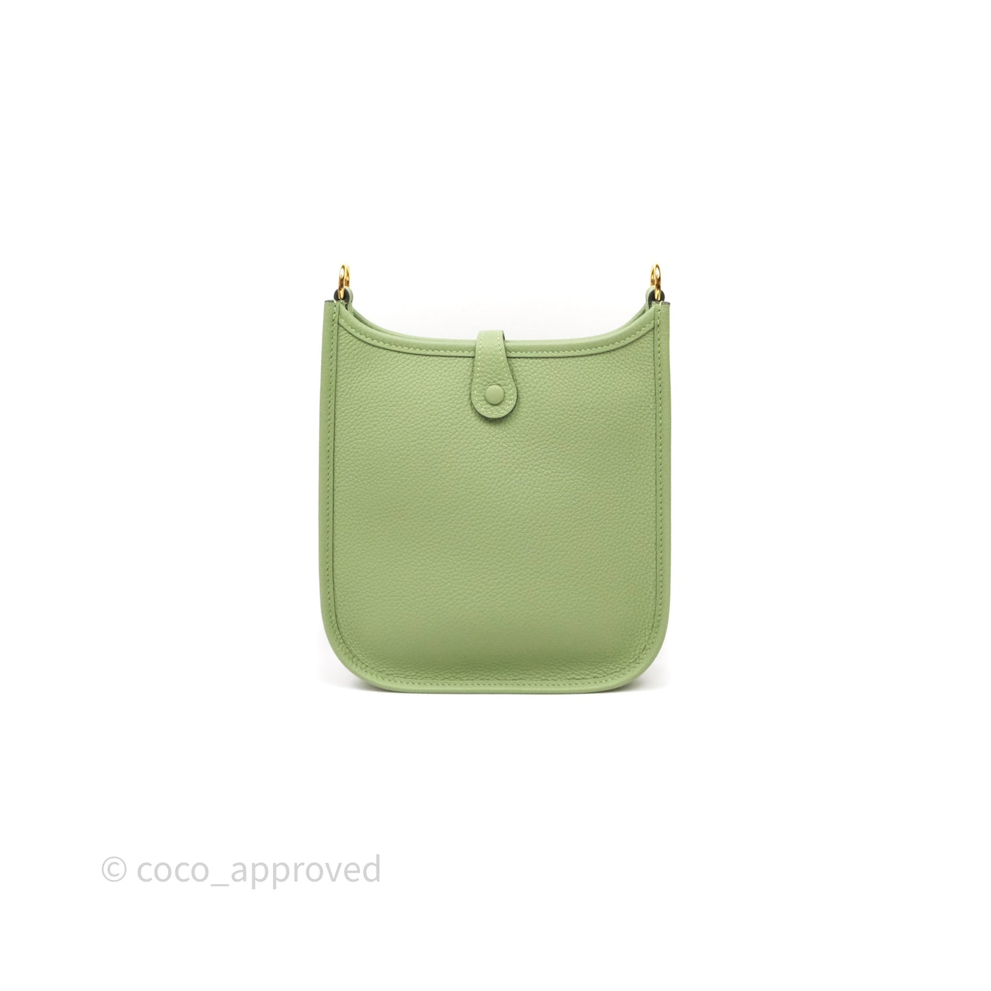 Hermès Mini Evelyne 16 Amazone Vert Criquet Clemence Gold Hardware