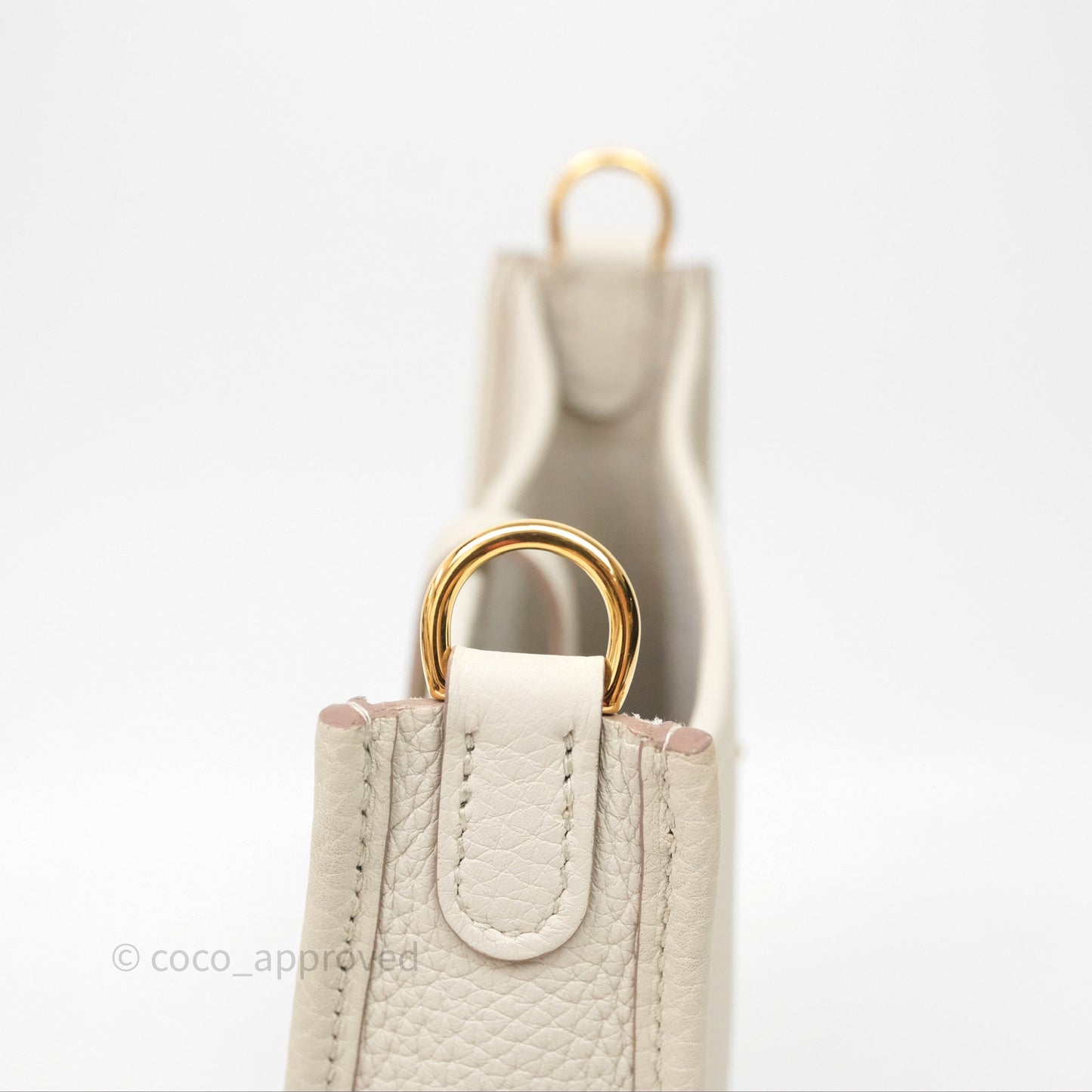 Hermès Mini Evelyne 16 Beton 8L Clemence Gold Hardware