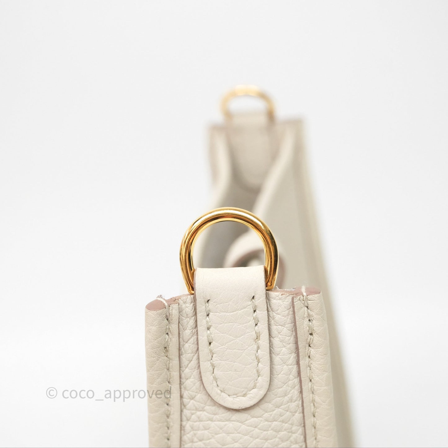 Hermès Mini Evelyne 16 Beton 8L Clemence Gold Hardware