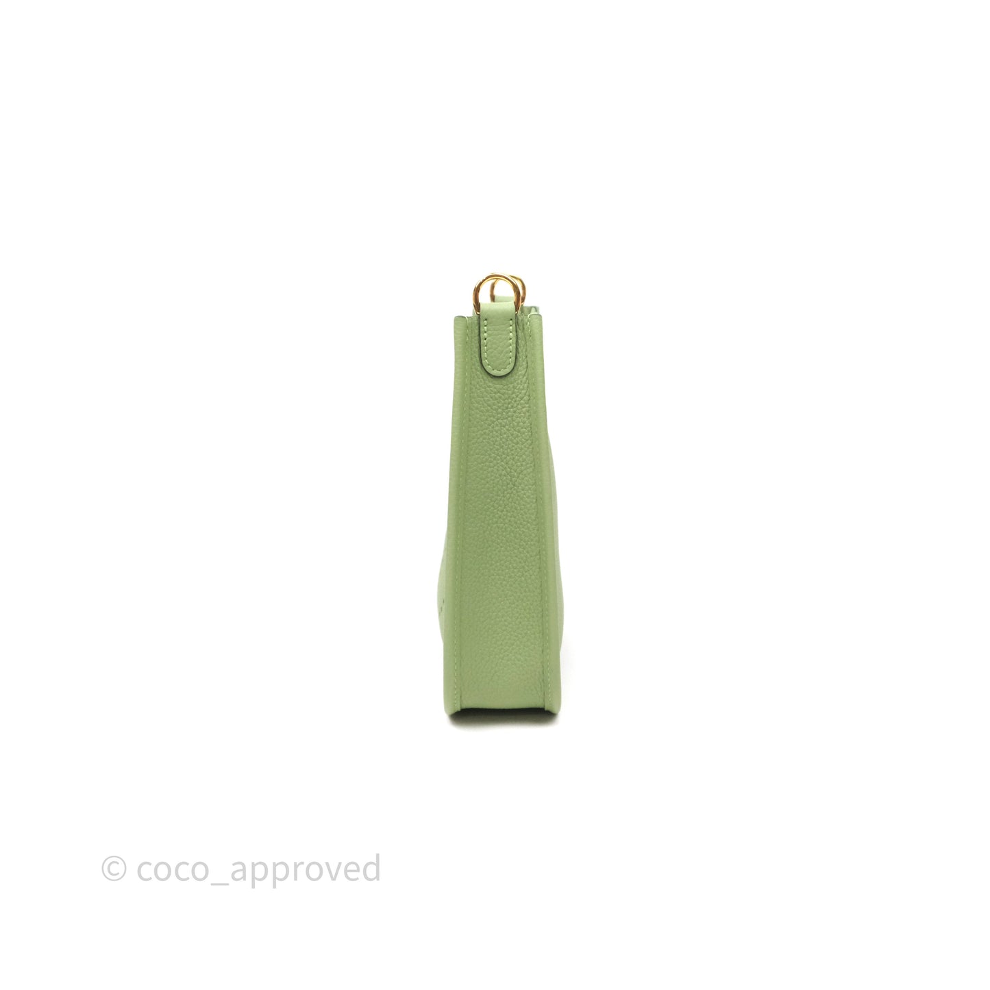 Hermès Mini Evelyne 16 Amazone Vert Criquet Clemence Gold Hardware