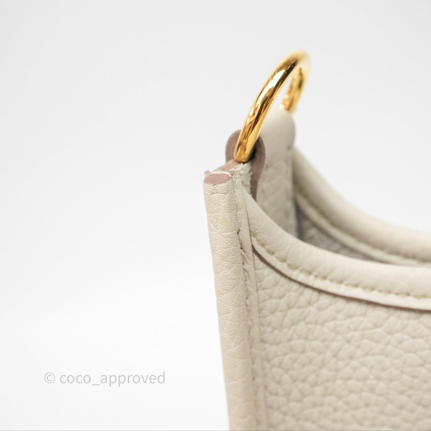 Hermès Mini Evelyne 16 Beton 8L Clemence Gold Hardware