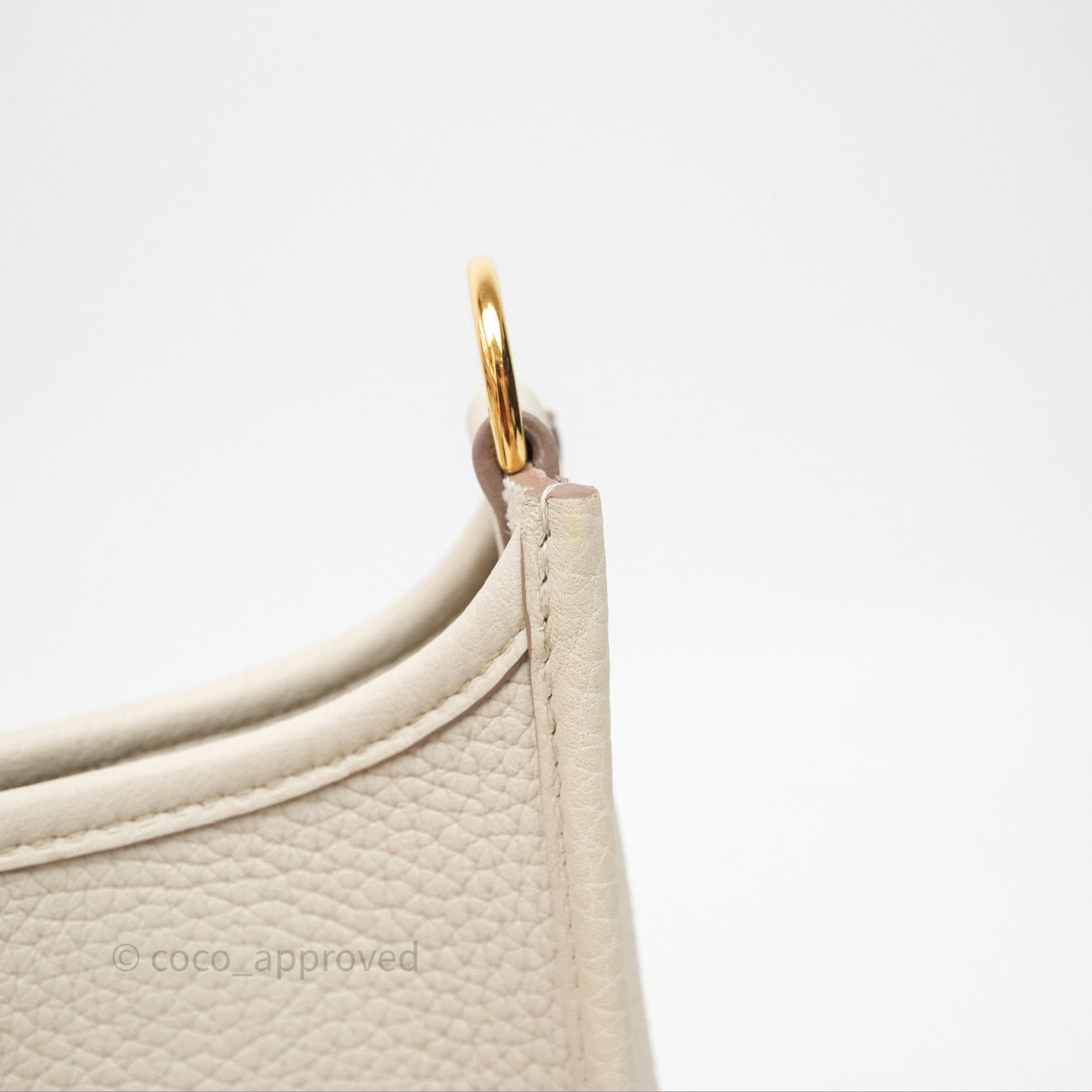 Hermès Mini Evelyne 16 Beton 8L Clemence Gold Hardware