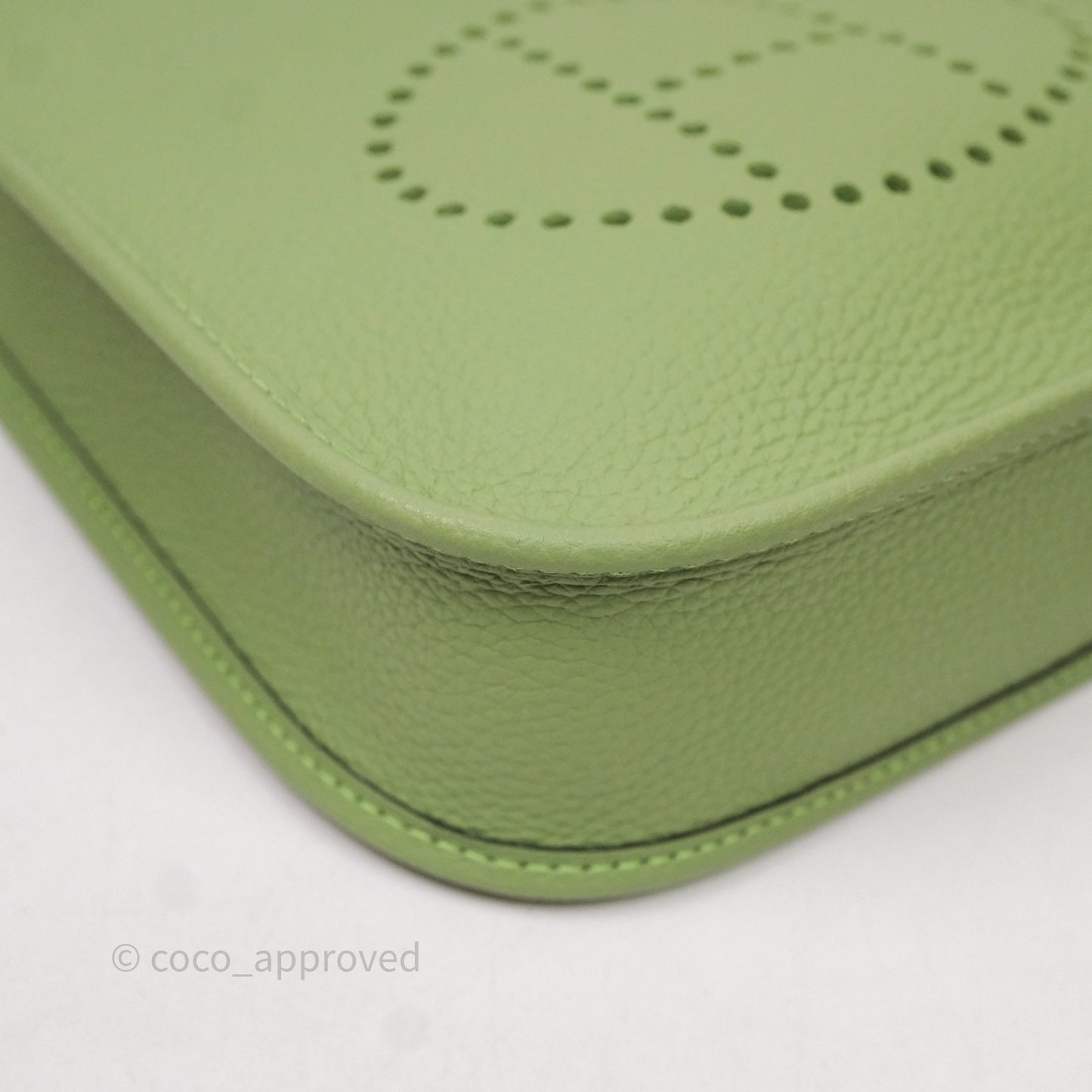 Hermès Mini Evelyne 16 Amazone Vert Criquet Clemence Gold Hardware