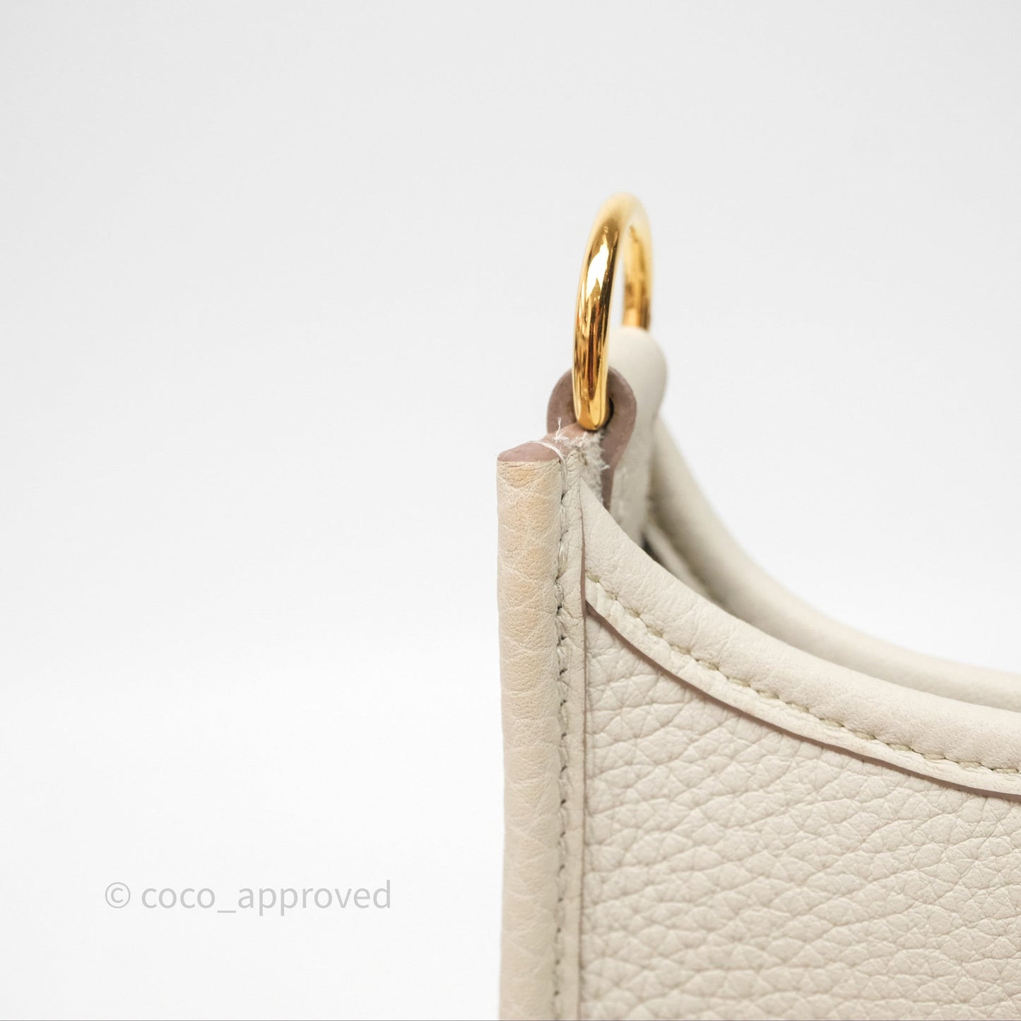 Hermès Mini Evelyne 16 Beton 8L Clemence Gold Hardware