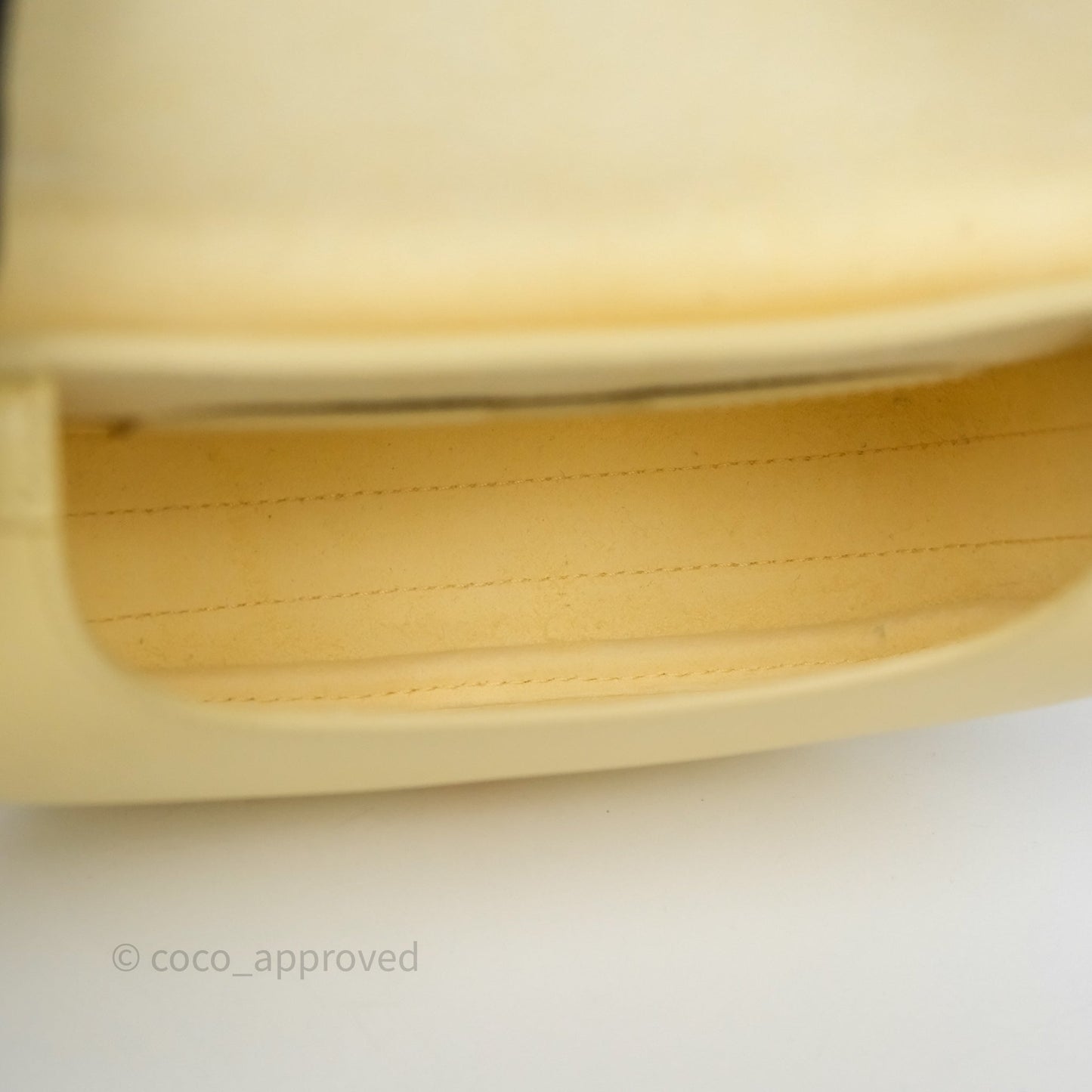 Christian Dior Small Bobby Bag Yellow Calfskin Gold Hardware