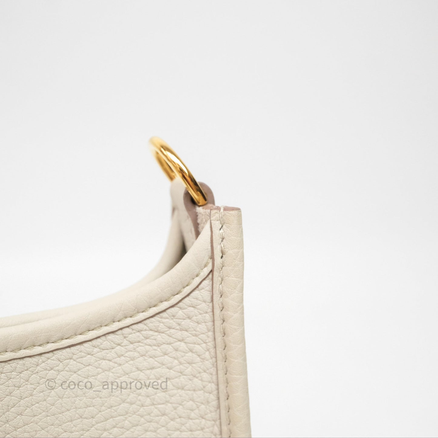 Hermès Mini Evelyne 16 Beton 8L Clemence Gold Hardware