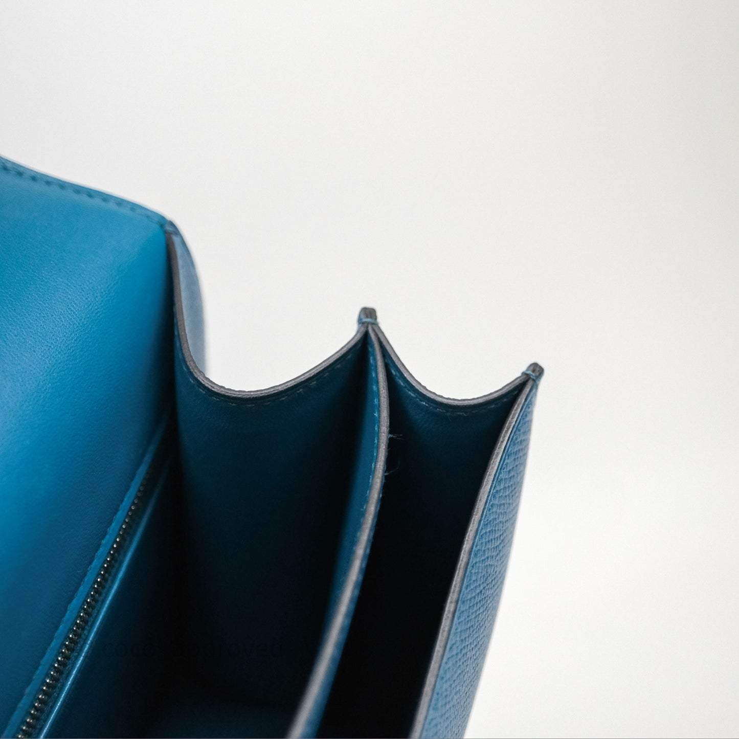 Hermès Constance 24 Bleu Epsom Palladium Hardware