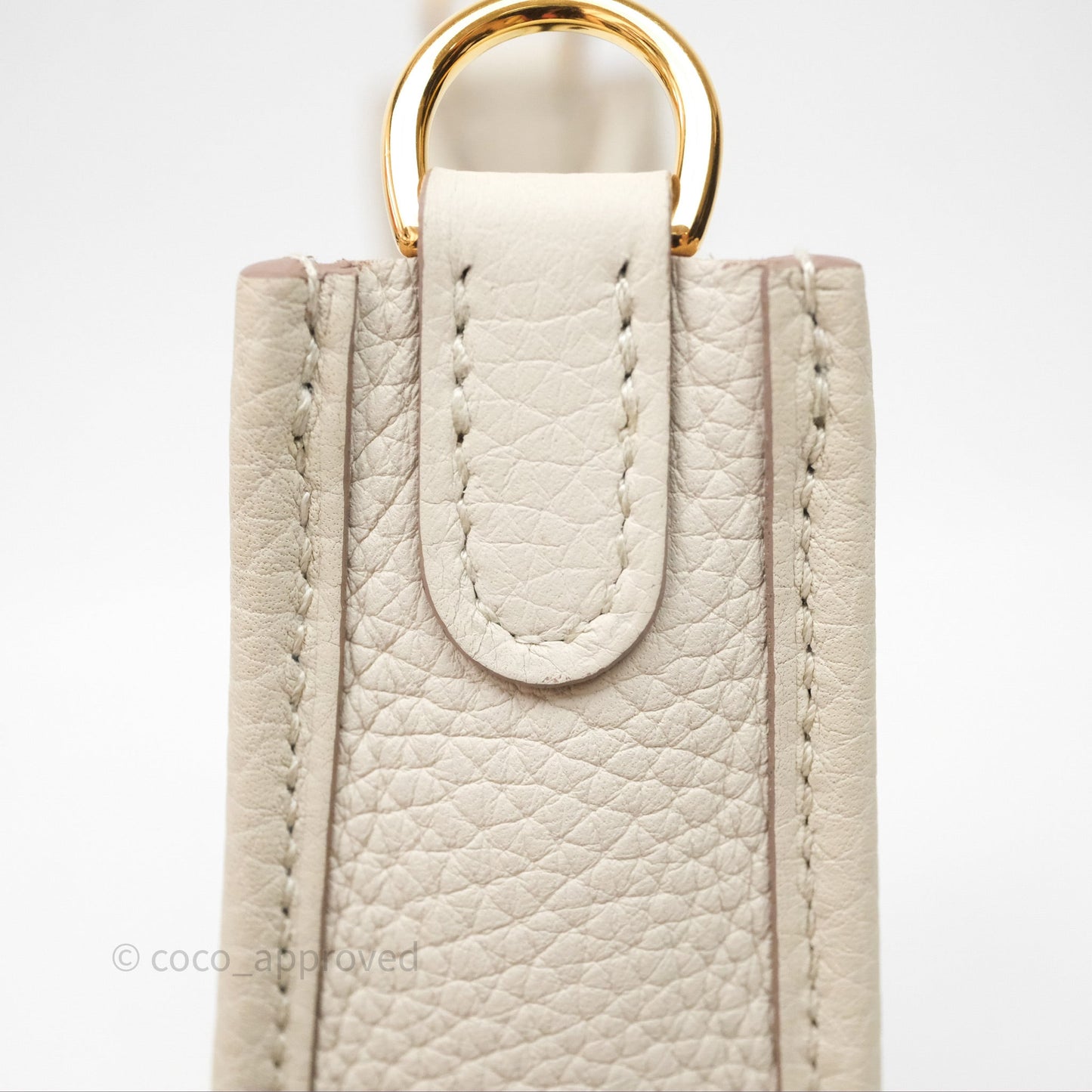 Hermès Mini Evelyne 16 Beton 8L Clemence Gold Hardware