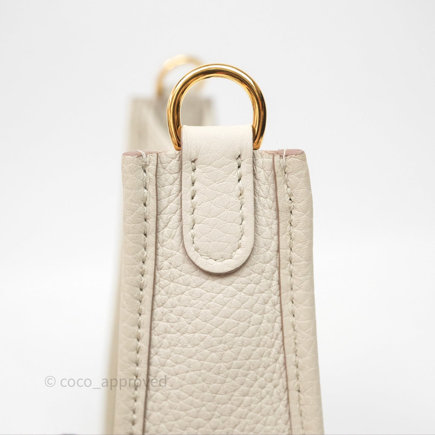 Hermès Mini Evelyne 16 Beton 8L Clemence Gold Hardware