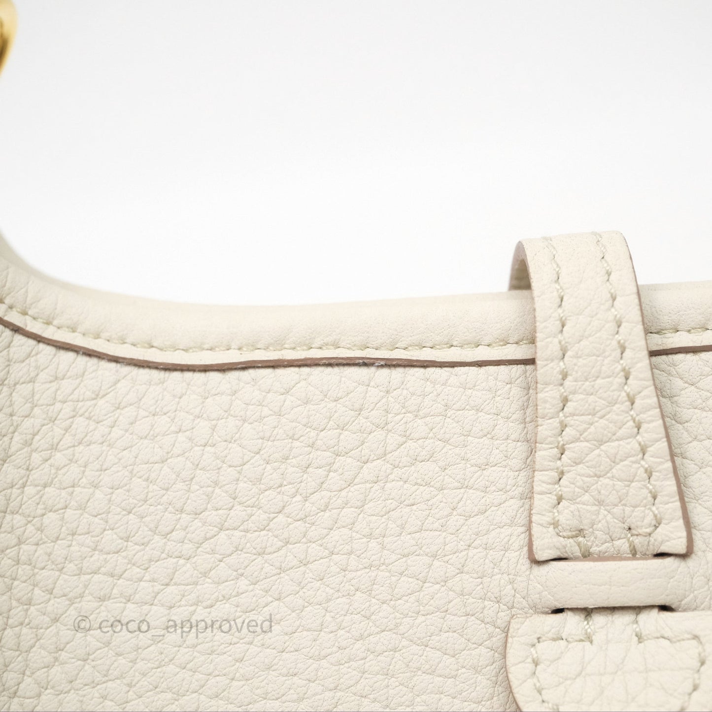 Hermès Mini Evelyne 16 Beton 8L Clemence Gold Hardware