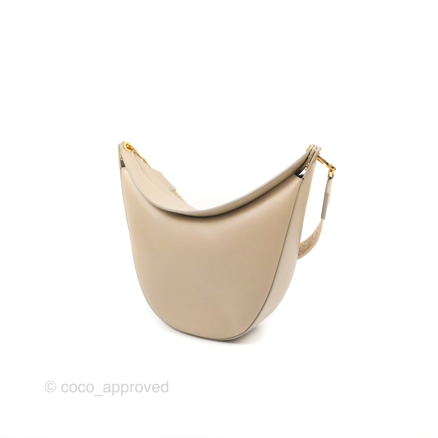 Loewe Luna Shoulder Bag Light Oat Calfskin