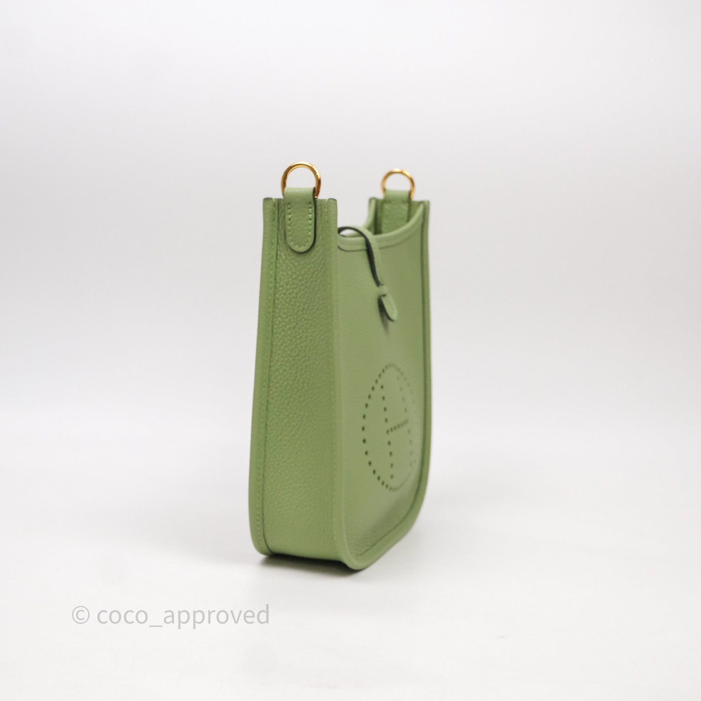 Hermès Mini Evelyne 16 Amazone Vert Criquet Clemence Gold Hardware