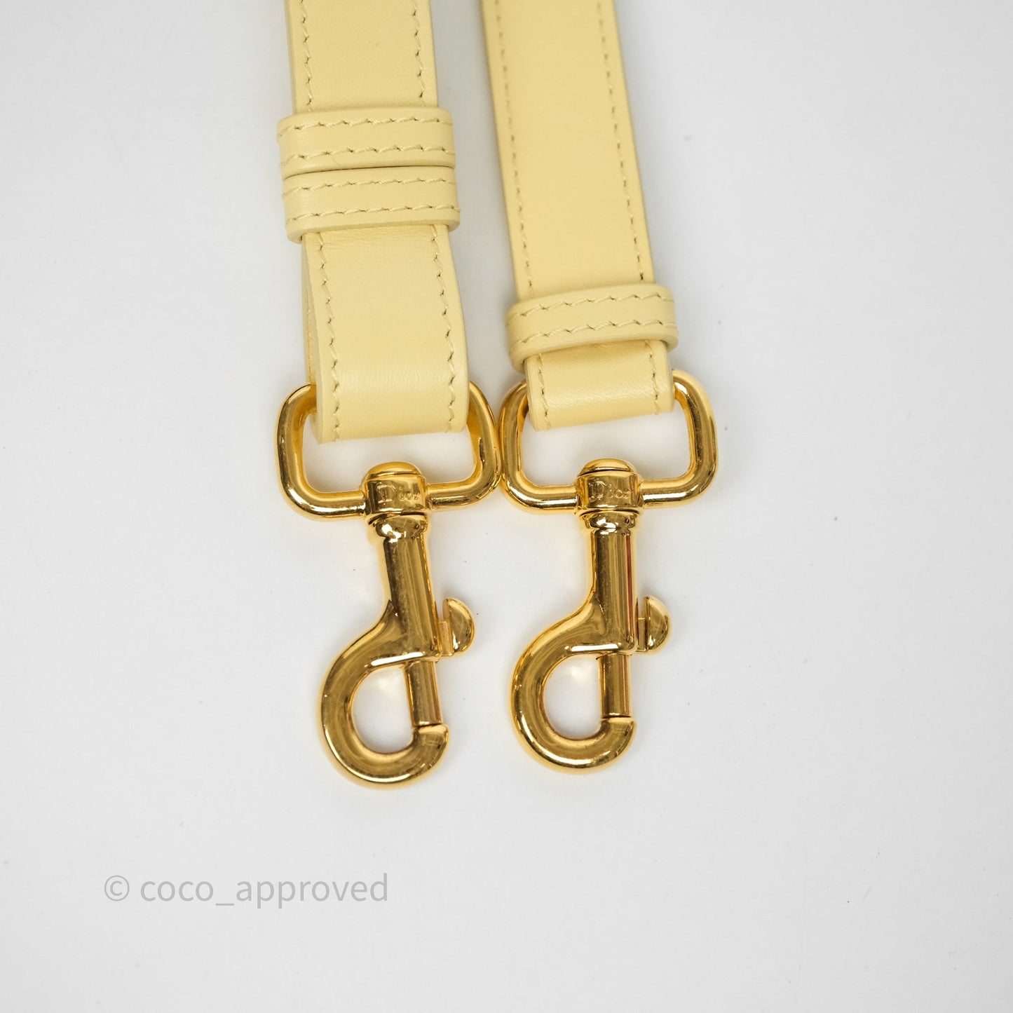 Christian Dior Small Bobby Bag Yellow Calfskin Gold Hardware