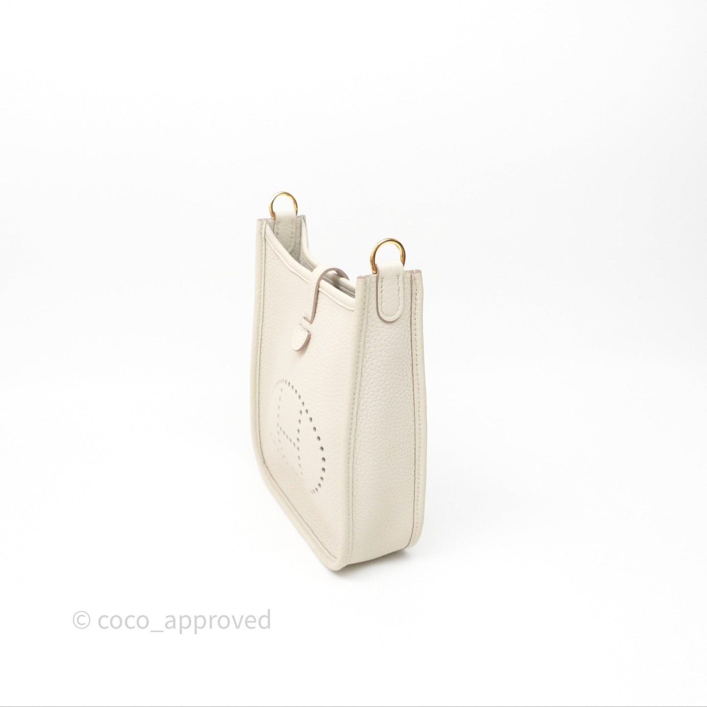 Hermès Mini Evelyne 16 Beton 8L Clemence Gold Hardware