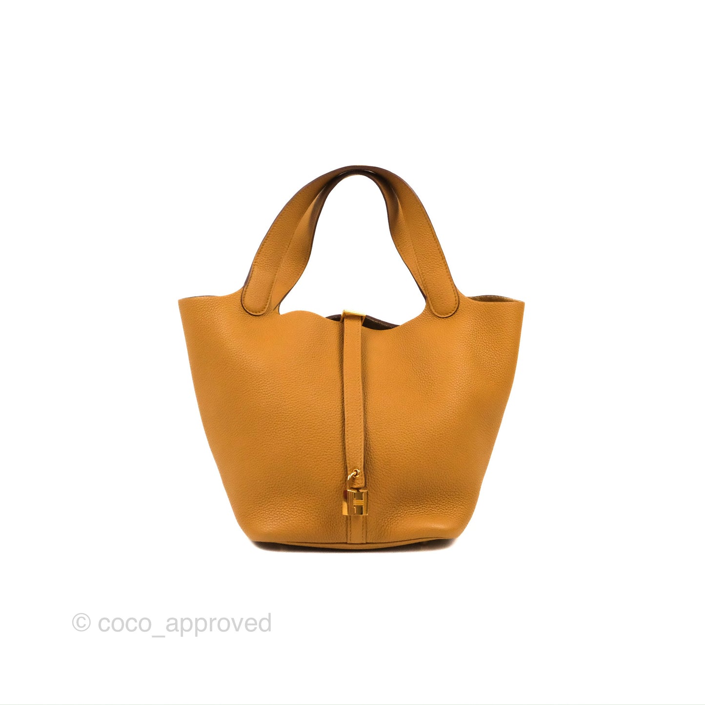 Hermès Picotin 22 Sesame 2S TM Gold Hardware
