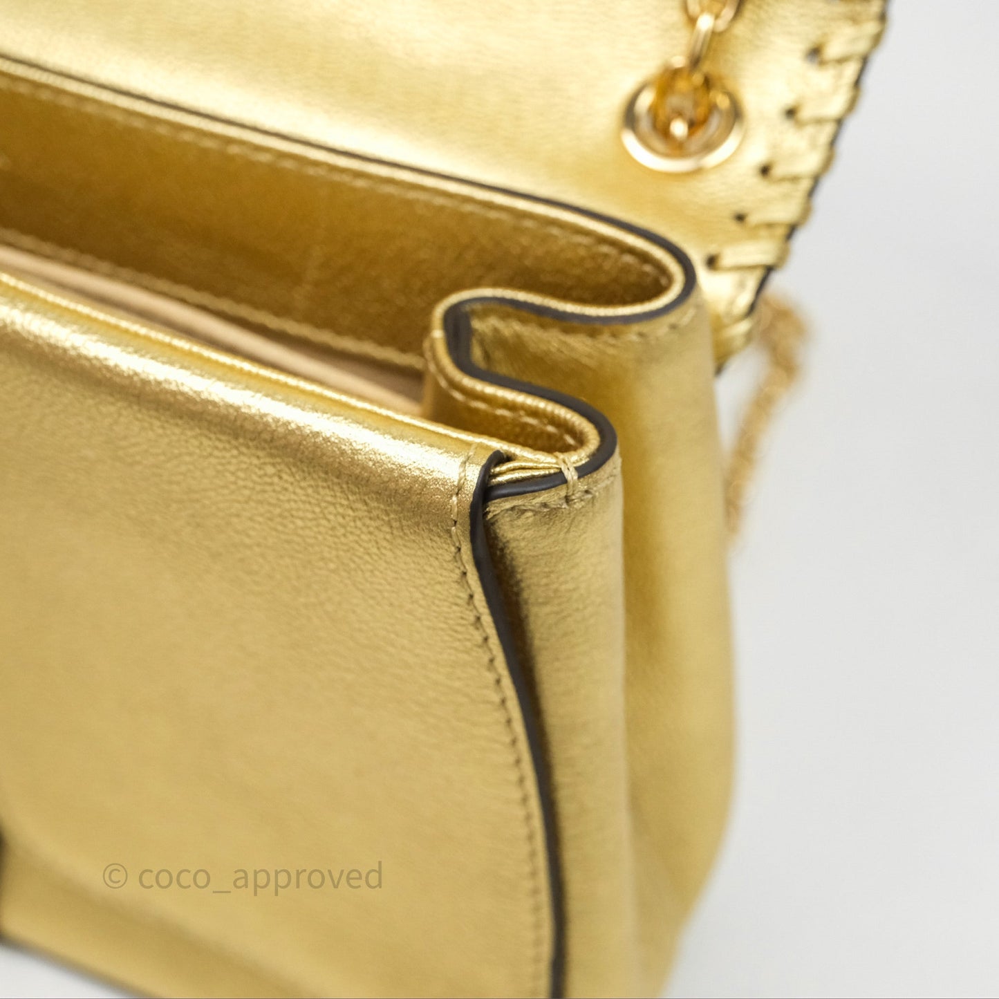 Louis Vuitton Very Chain Gold Bag Gold Hardware