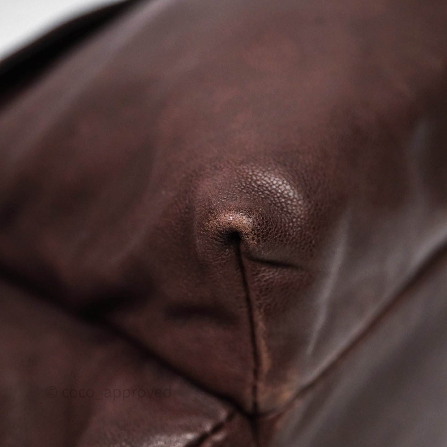 Prada Explore Medium Nappa Leather Shoulder Bag Chocolate Brown