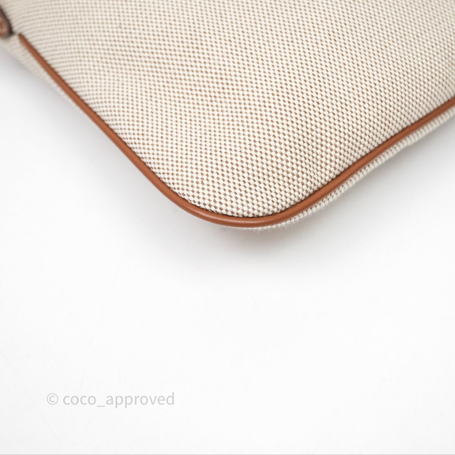 Miu Miu Mini IVY Canvas Beige/Brandy