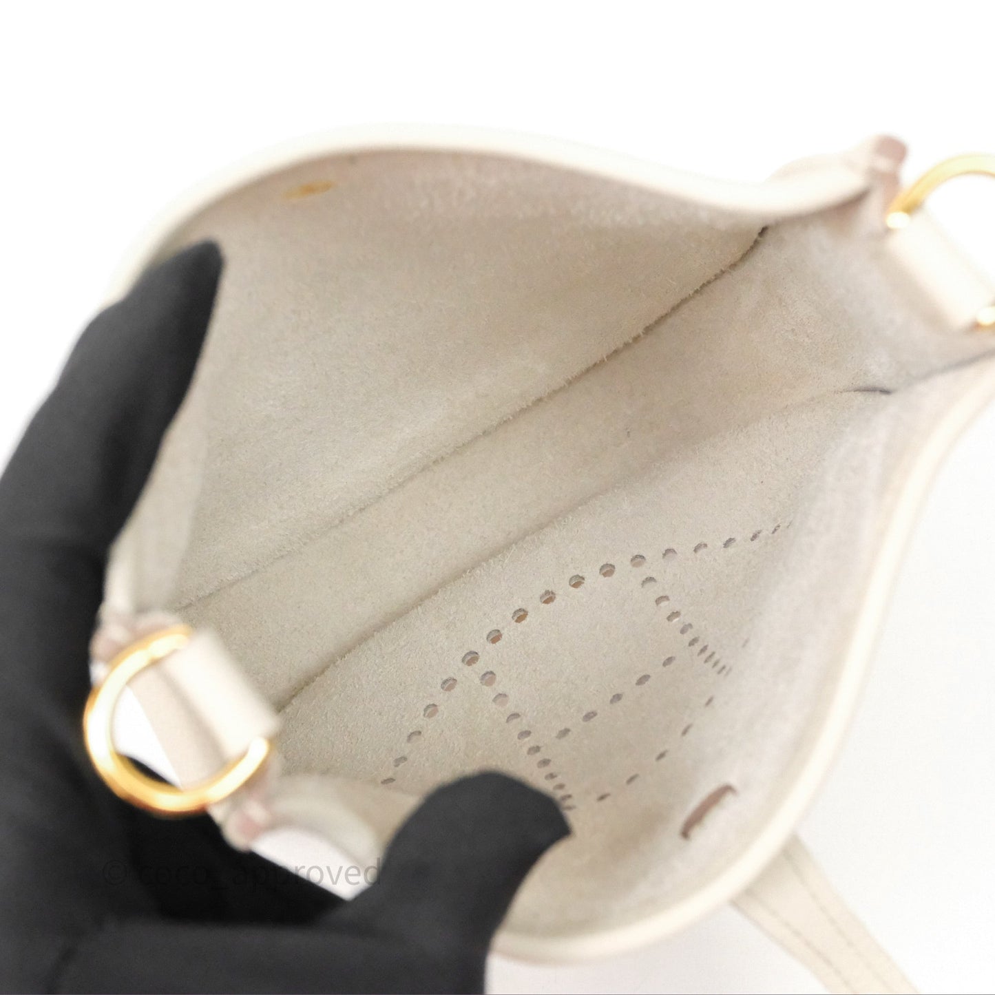 Hermès Mini Evelyne 16 Beton 8L Clemence Gold Hardware