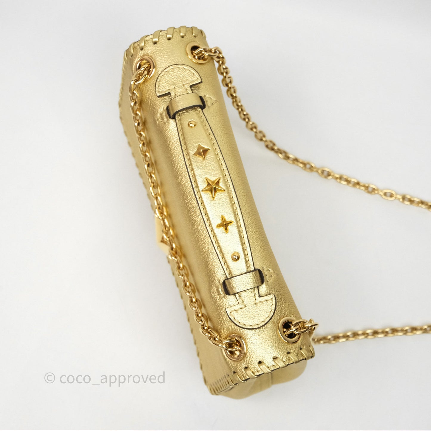 Louis Vuitton Very Chain Gold Bag Gold Hardware