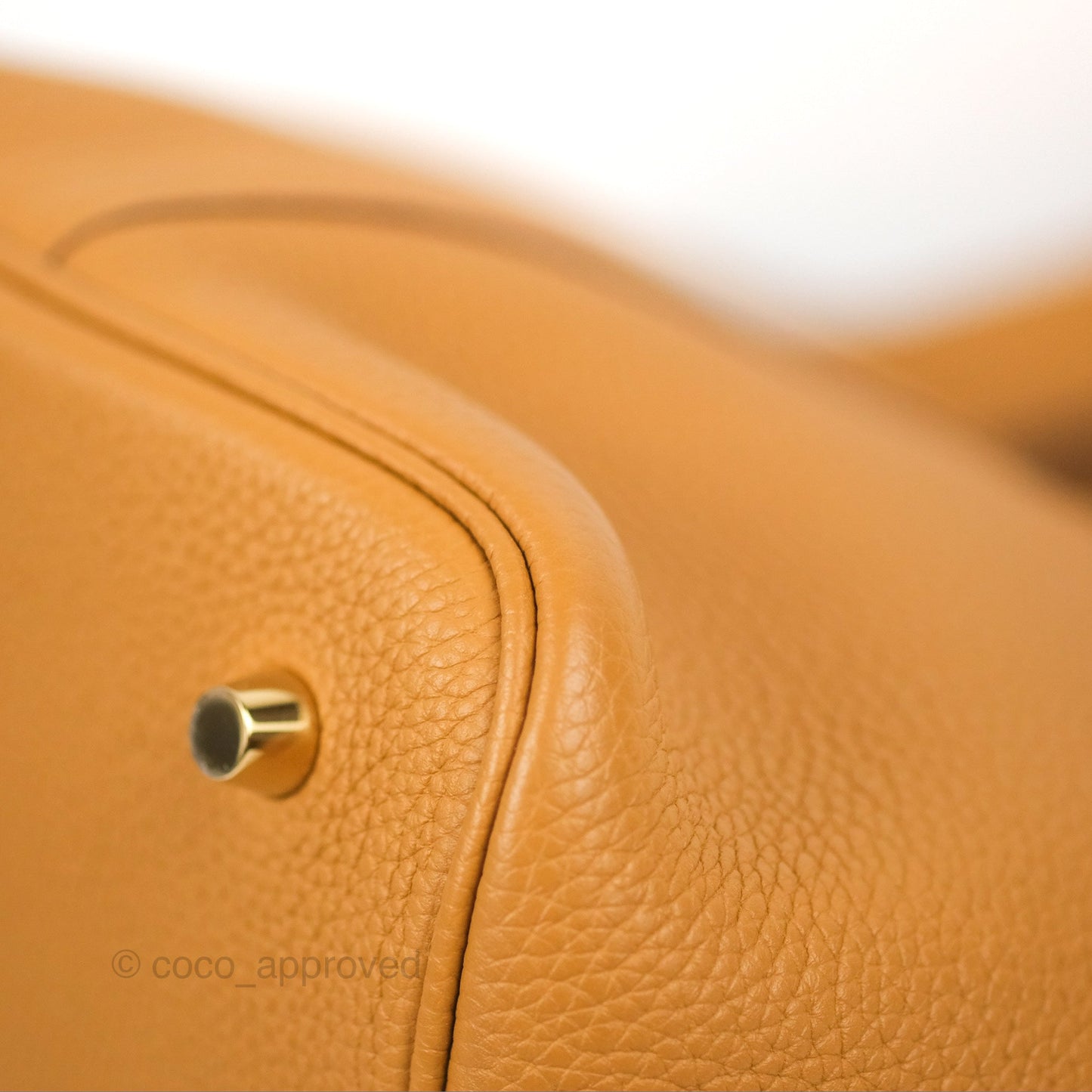 Hermès Picotin 22 Sesame 2S TM Gold Hardware