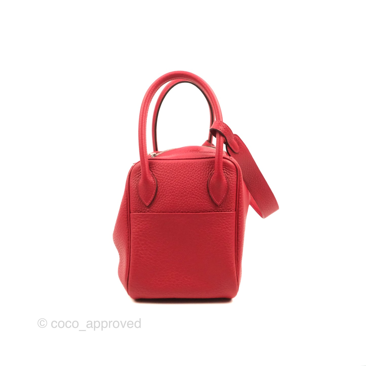 Hermès Lindy 26 Rouge Casaque Taurillon Clemence Palladium Hardware