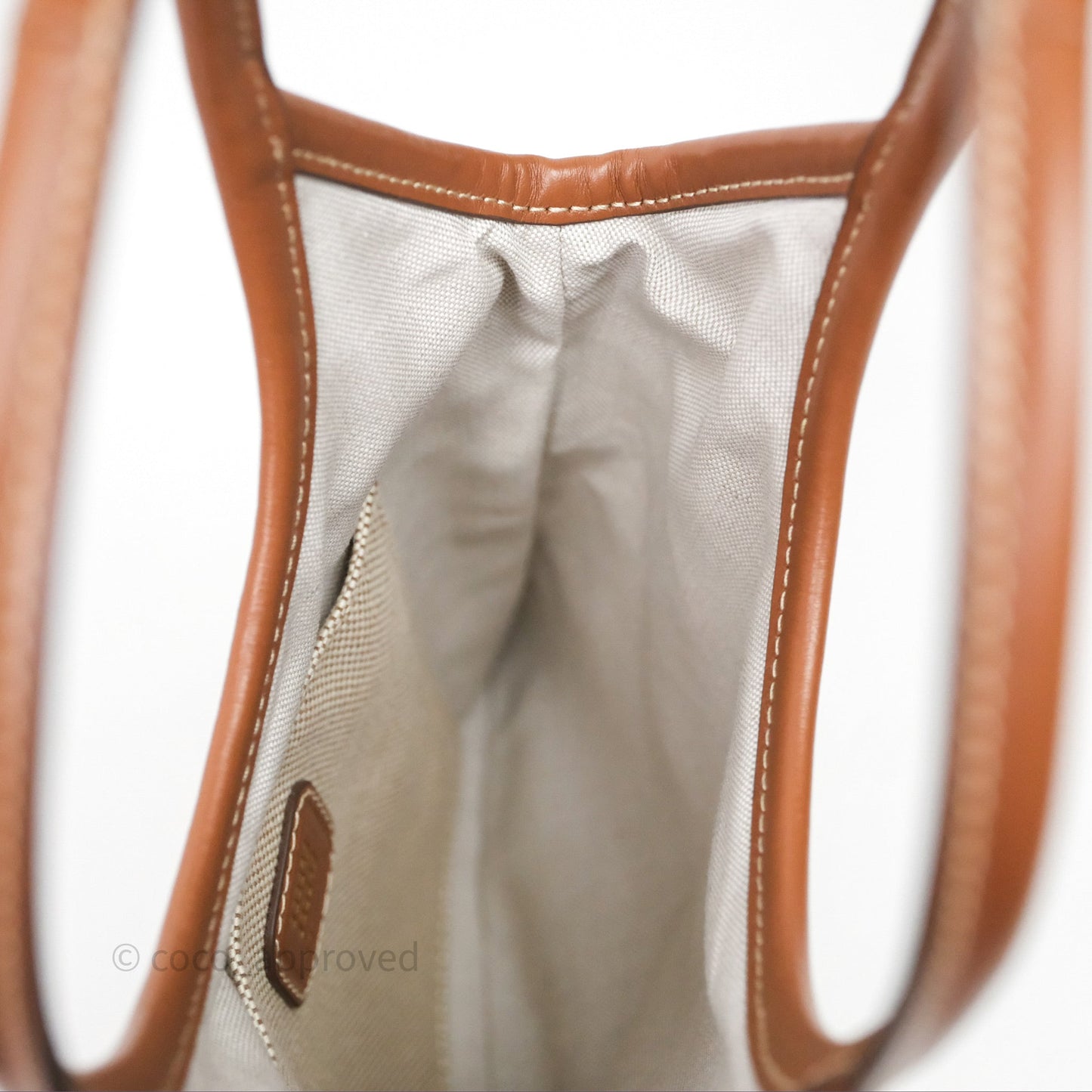 Miu Miu Mini IVY Canvas Beige/Brandy
