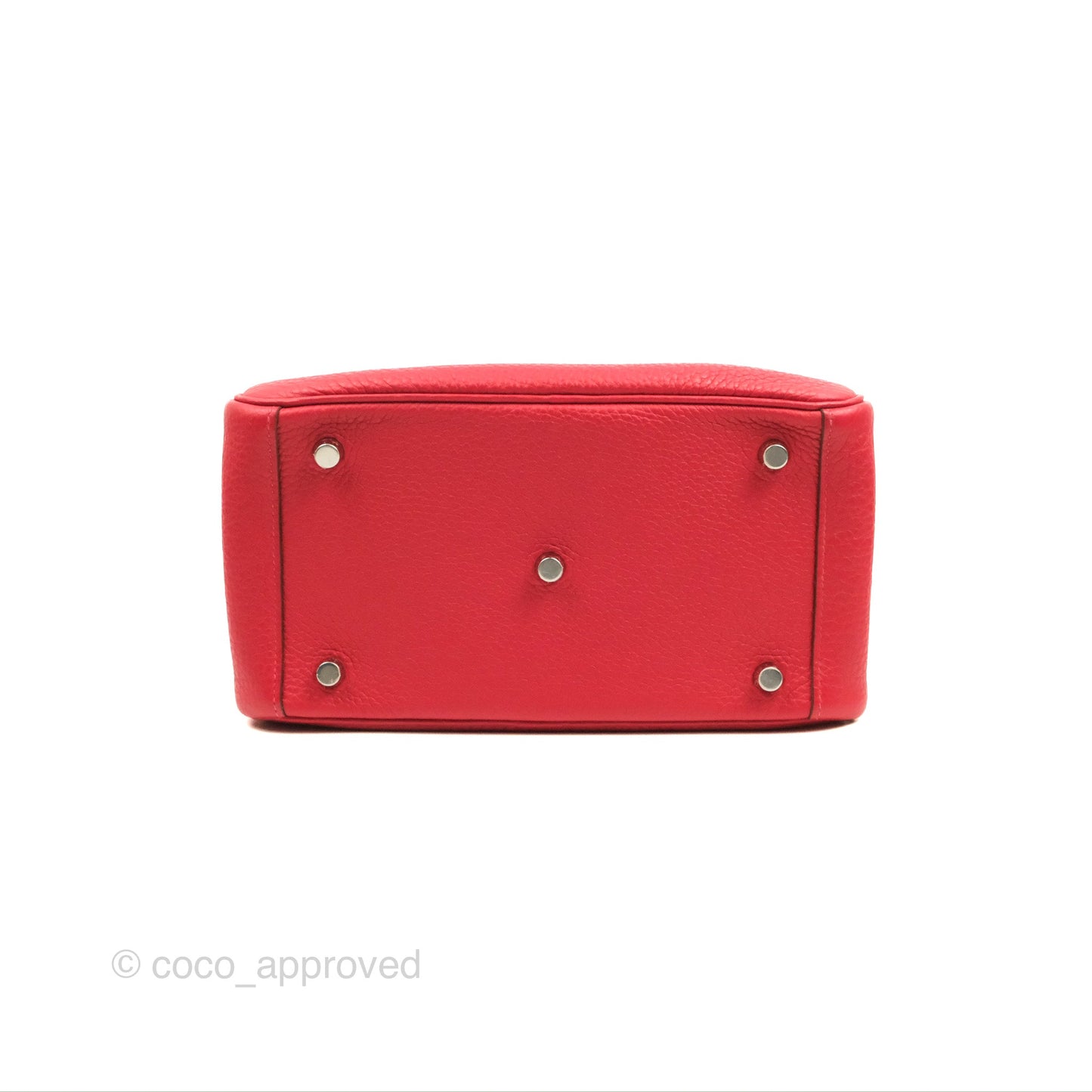 Hermès Lindy 26 Rouge Casaque Taurillon Clemence Palladium Hardware