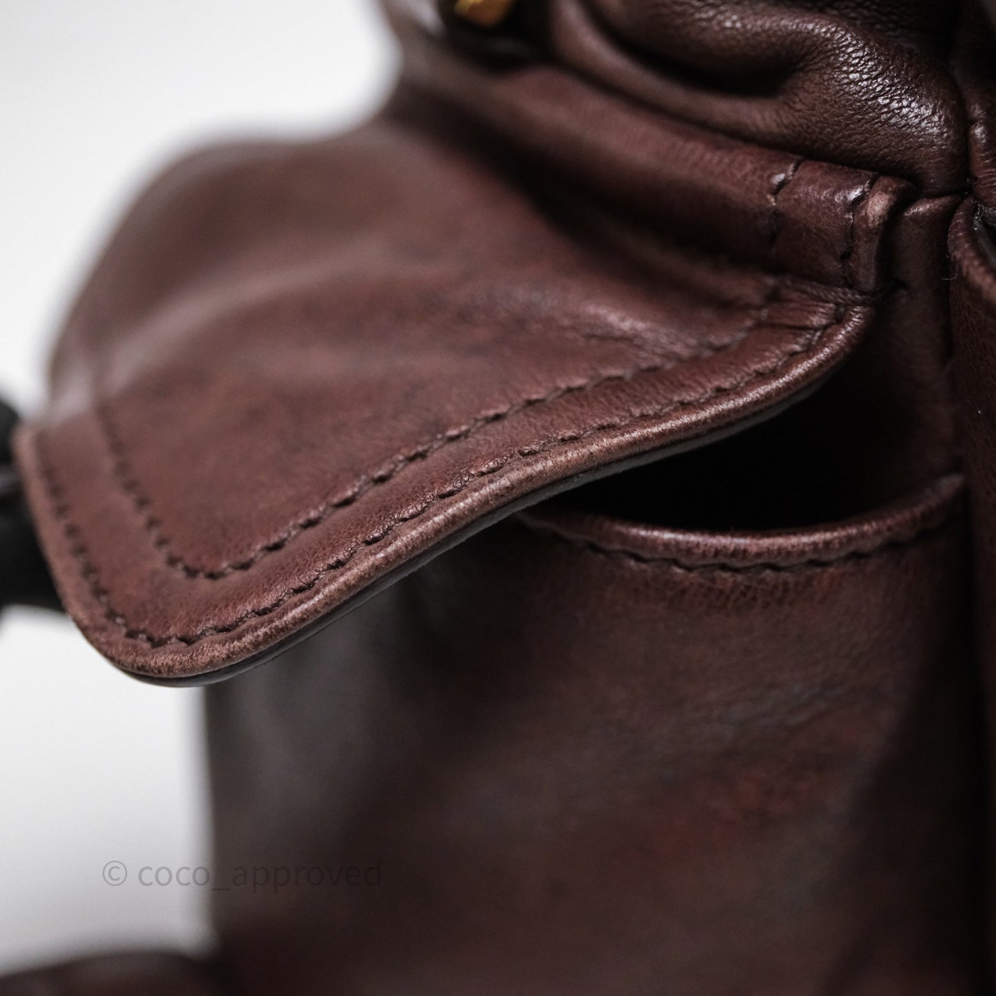 Prada Explore Medium Nappa Leather Shoulder Bag Chocolate Brown