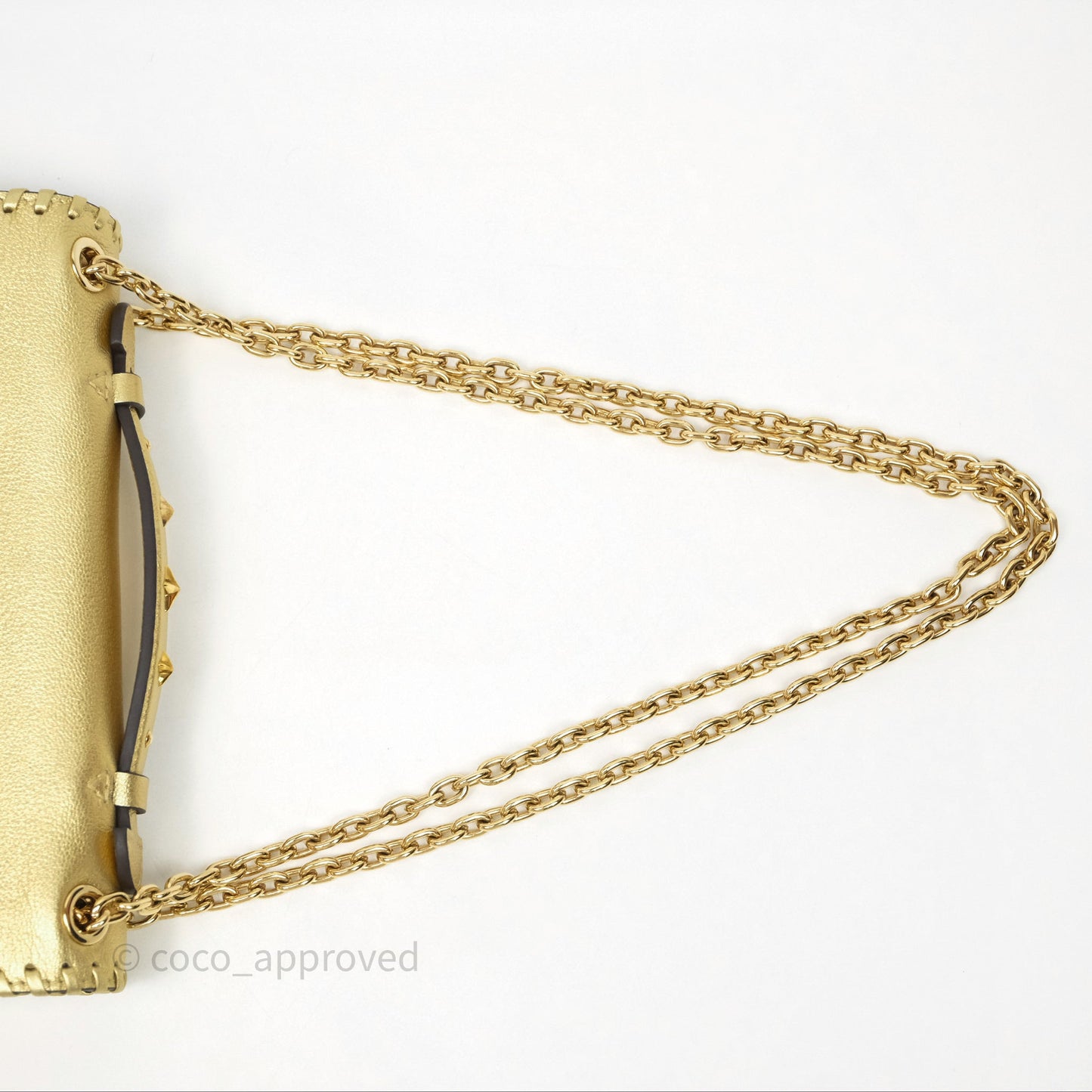 Louis Vuitton Very Chain Gold Bag Gold Hardware