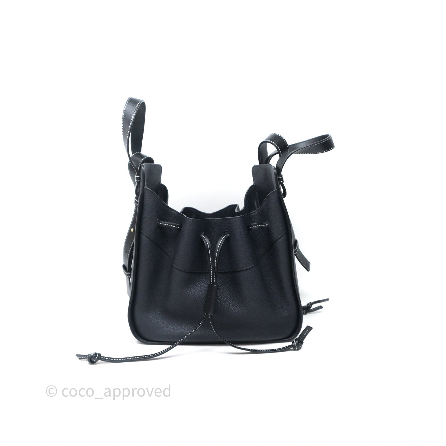 Loewe Small Hammock Shoulder Bag Calfskin Navy