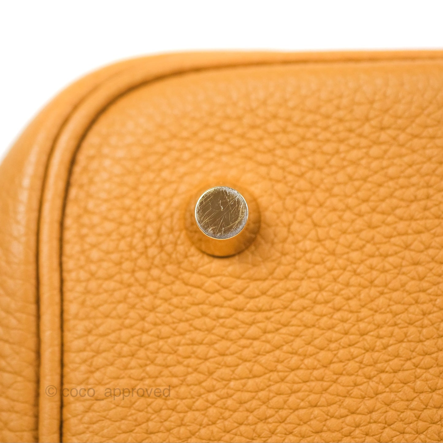 Hermès Picotin 22 Sesame 2S TM Gold Hardware