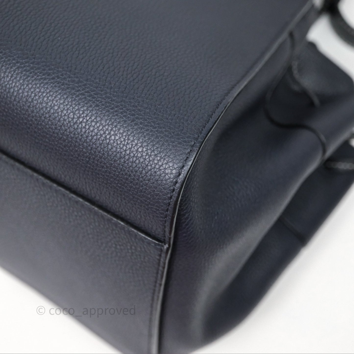 Loewe Small Hammock Shoulder Bag Calfskin Navy