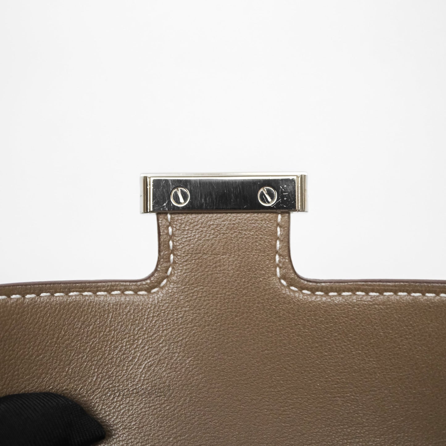 Hermès Constance Slim Wallet Etoupe 18 Epsom Palladium Hardware