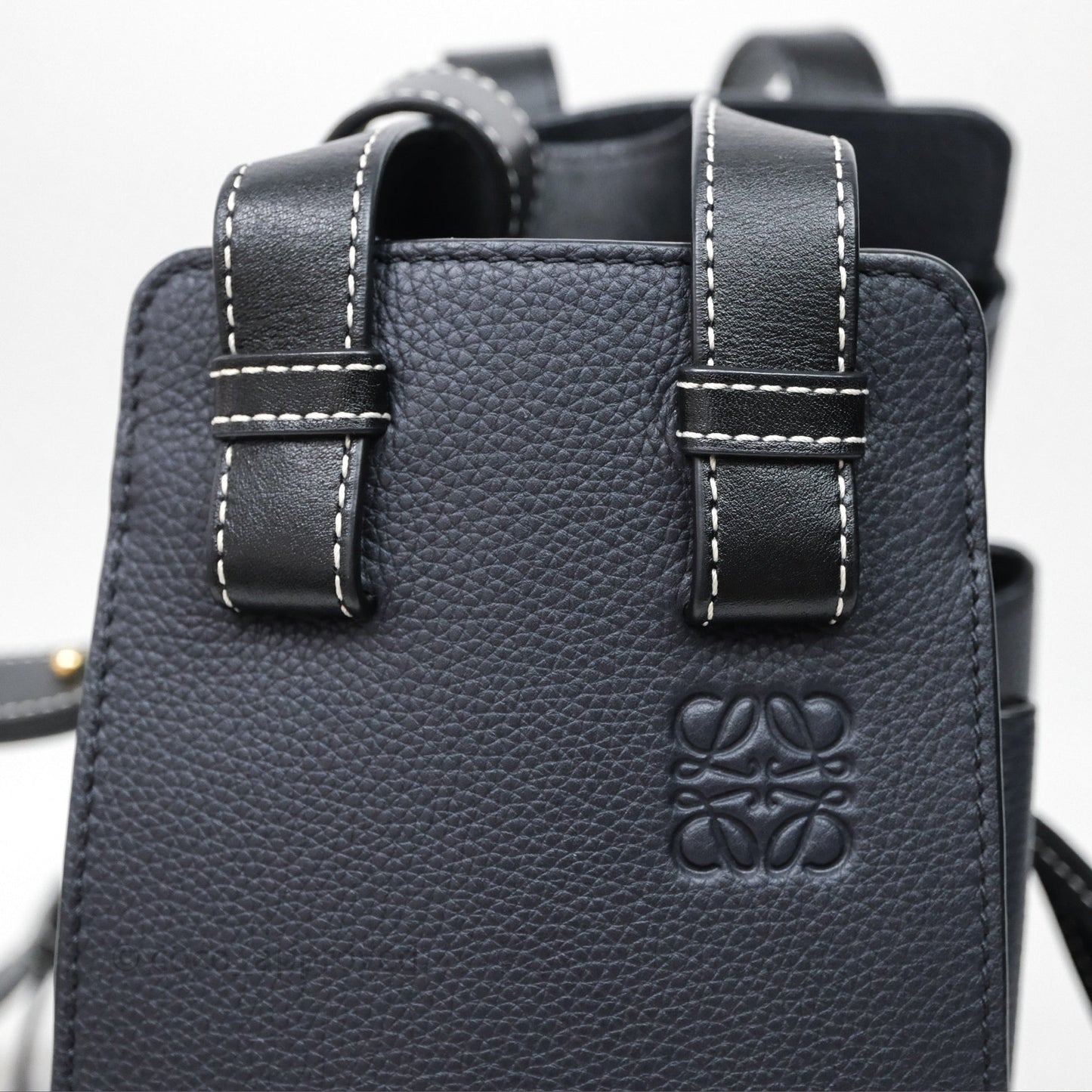 Loewe Small Hammock Shoulder Bag Calfskin Navy