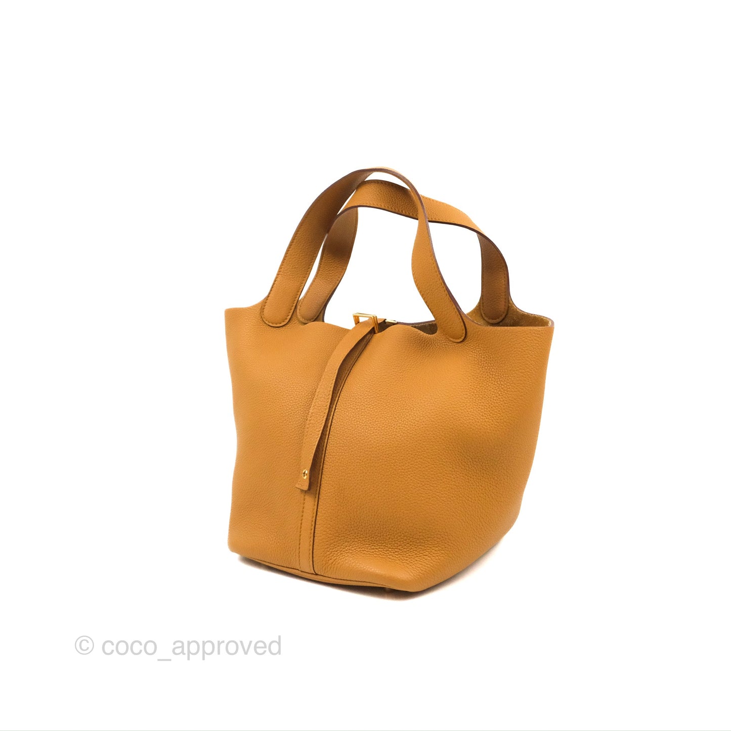 Hermès Picotin 22 Sesame 2S TM Gold Hardware