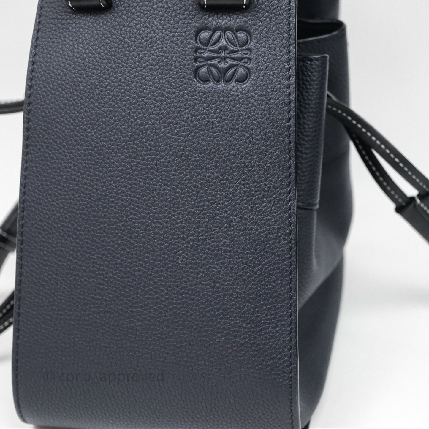 Loewe Small Hammock Shoulder Bag Calfskin Navy